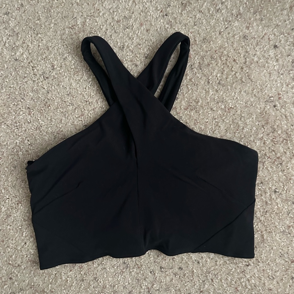lululemon athletica Black Cross-Front Tank Top - Picture 3 of 5